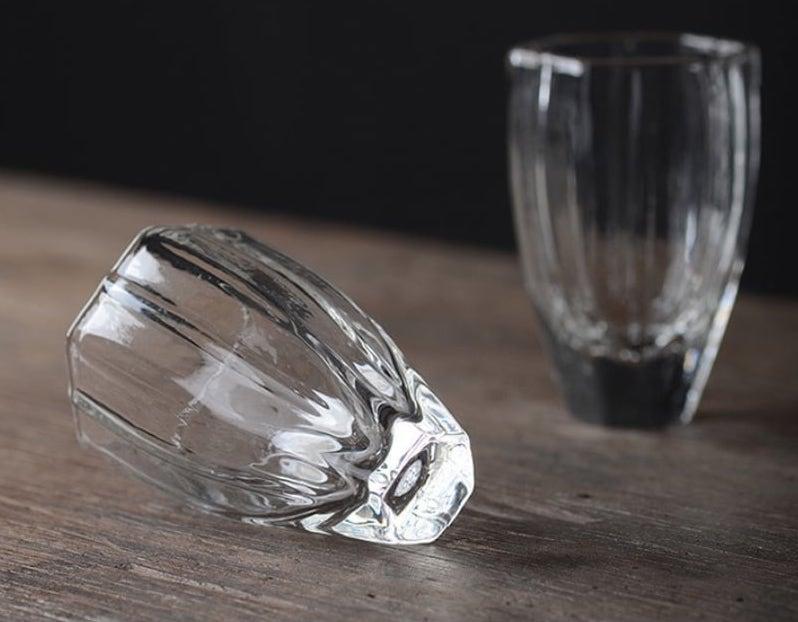 Rei Diamond Glass Tea Cup Set