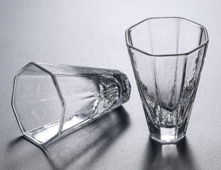Renji Hammer Pattern High Temperature Glass Set