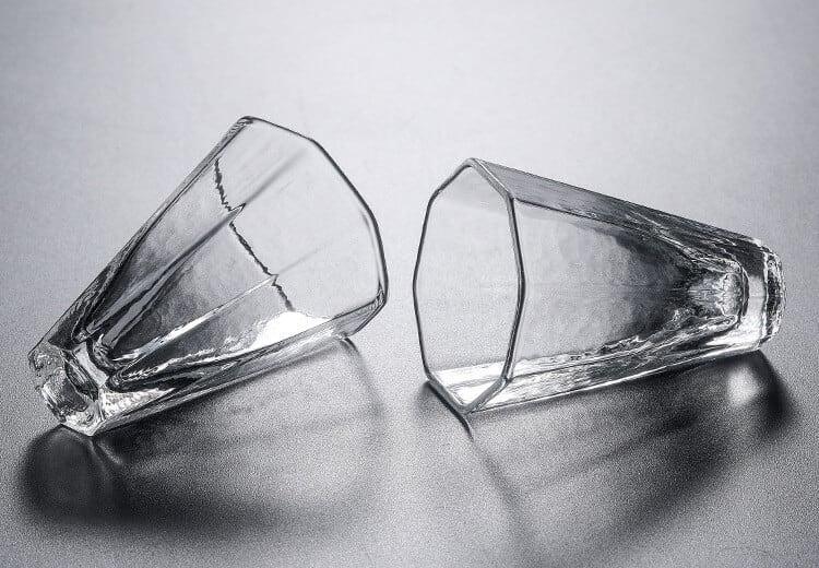 Renji Hammer Pattern High Temperature Glass Set