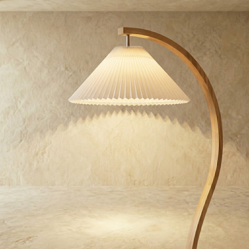 Lunara Pleated Floor Lamp