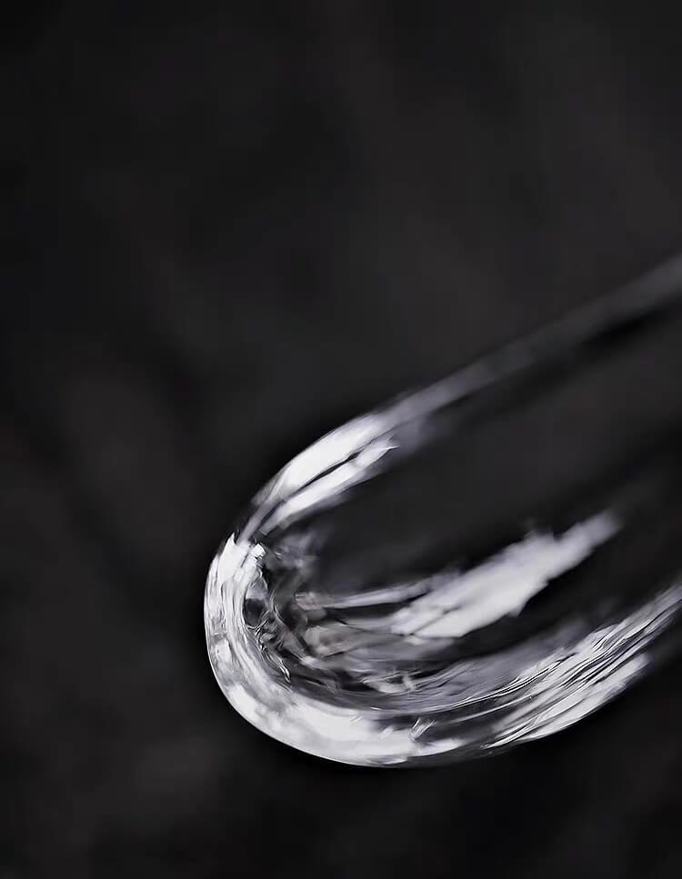 Airi Simple Glass Tea Bowl & Spoon Set