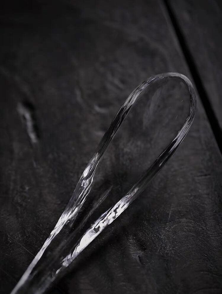 Airi Simple Glass Tea Bowl & Spoon Set