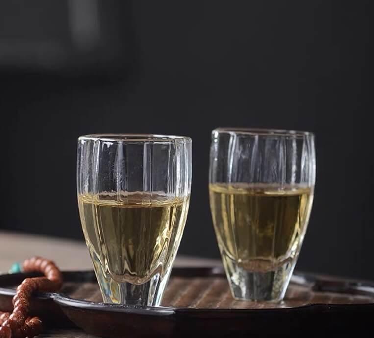 Rei Diamond Glass Tea Cup Set
