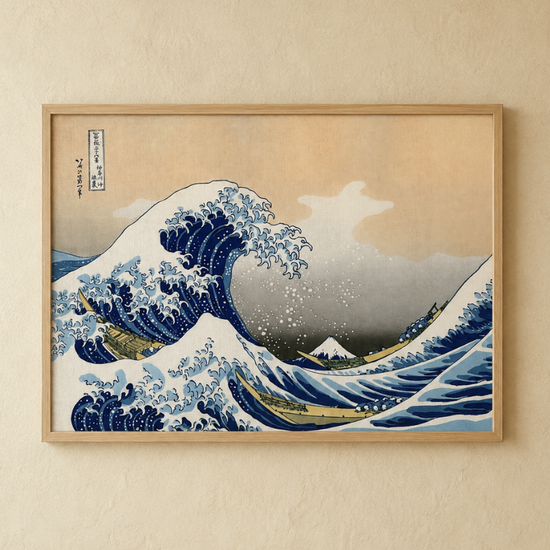Kanagawa Wave Canvas Art