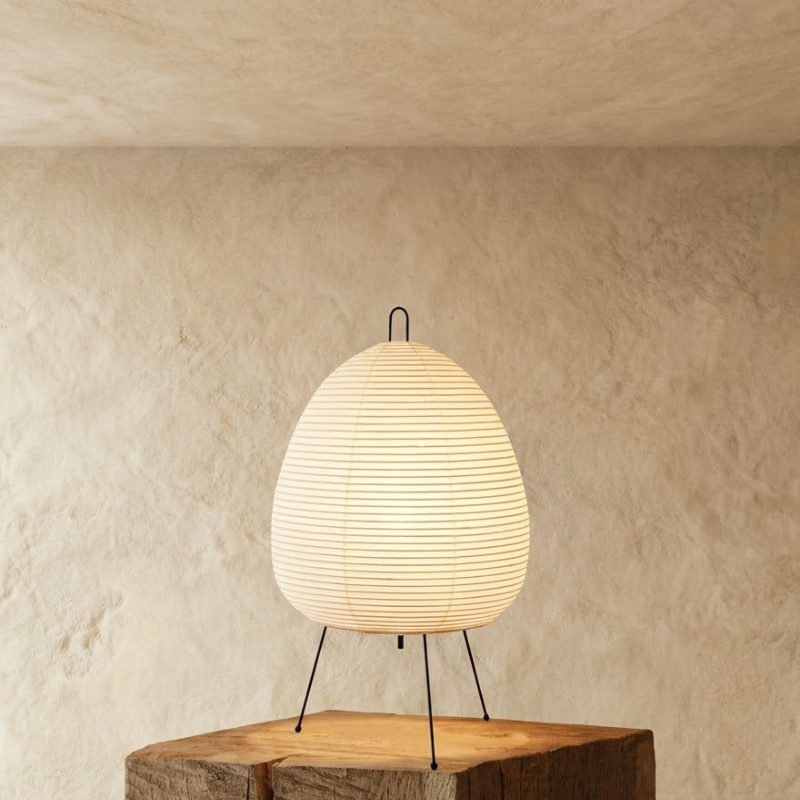 Hoshin Japanese Design Paper Table Lamp