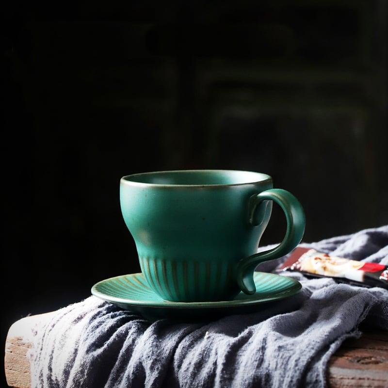 Hinata Gourd Coffee Cup & Saucer Set