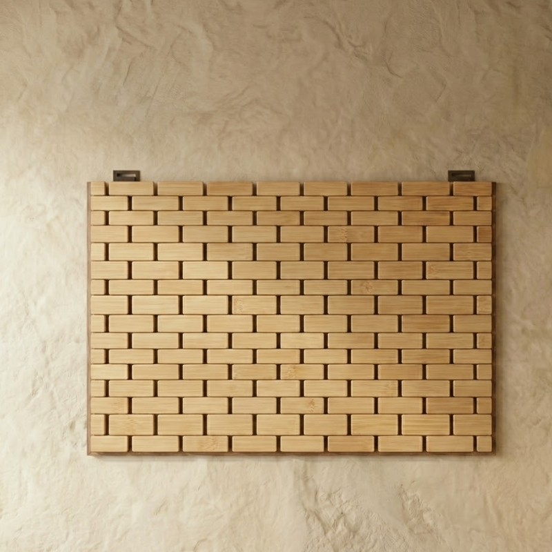 Bamboo Bath Floor Mat