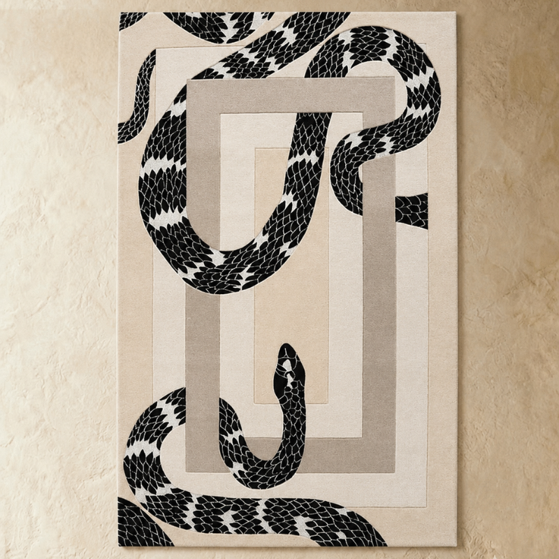 Kaze Rattlesnake Wool Rug