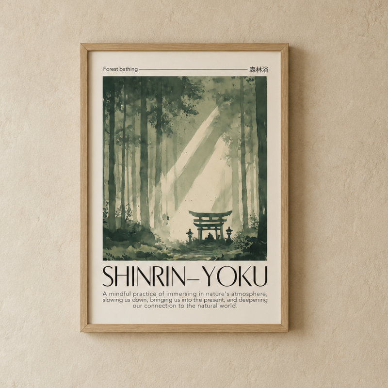 Komorebi Torii Art Print