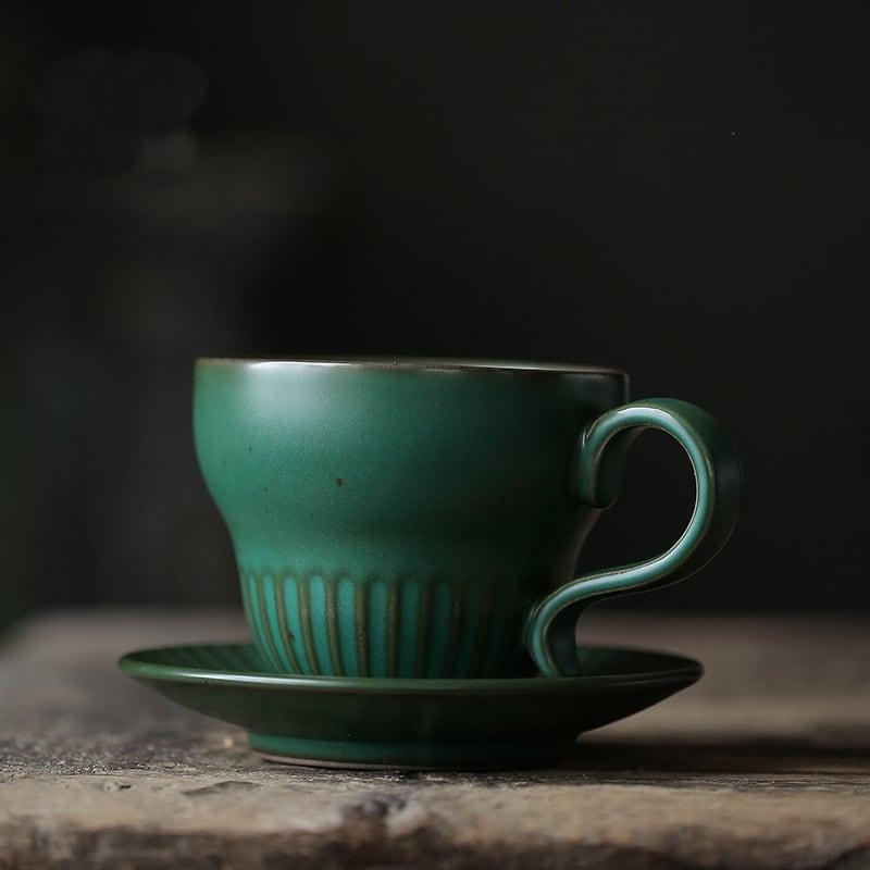 Hinata Gourd Coffee Cup & Saucer Set