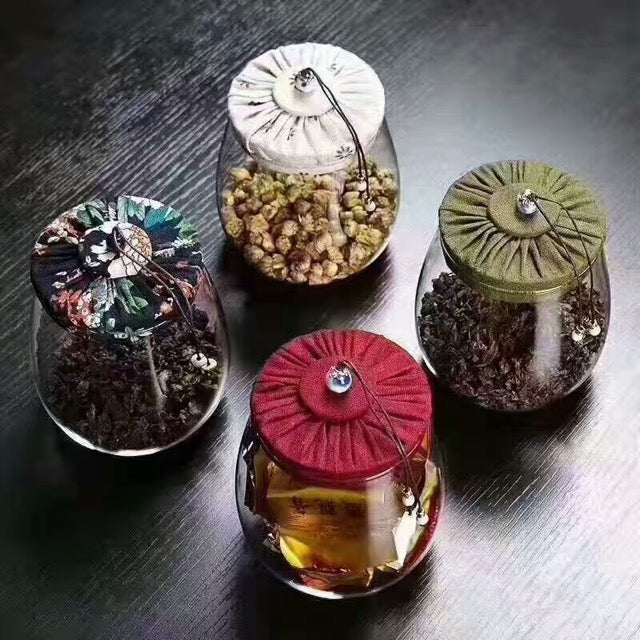 Aoki Tea Canister with Cork Stopper