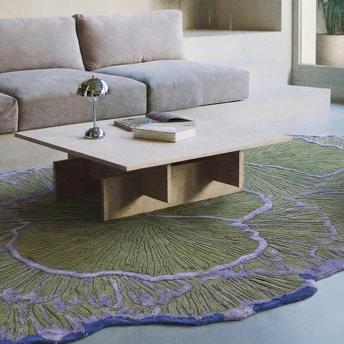 Kaishi Asymmetrical Rug
