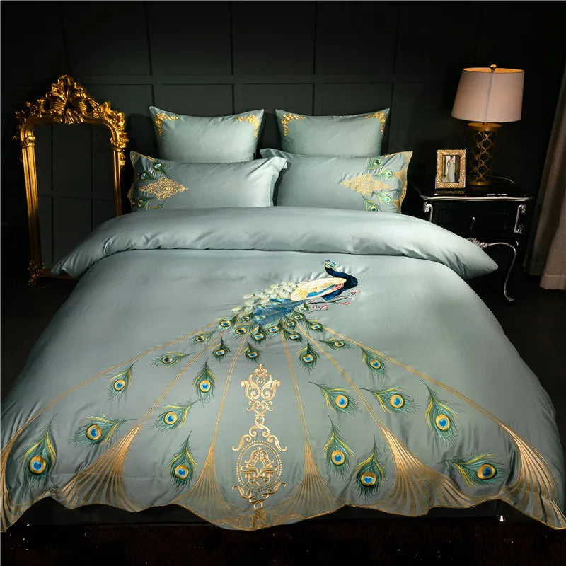 Yuki Peacock Bedding Set