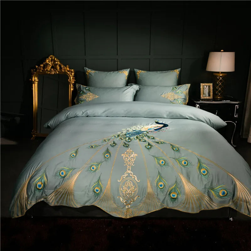 Yuki Peacock Bedding Set