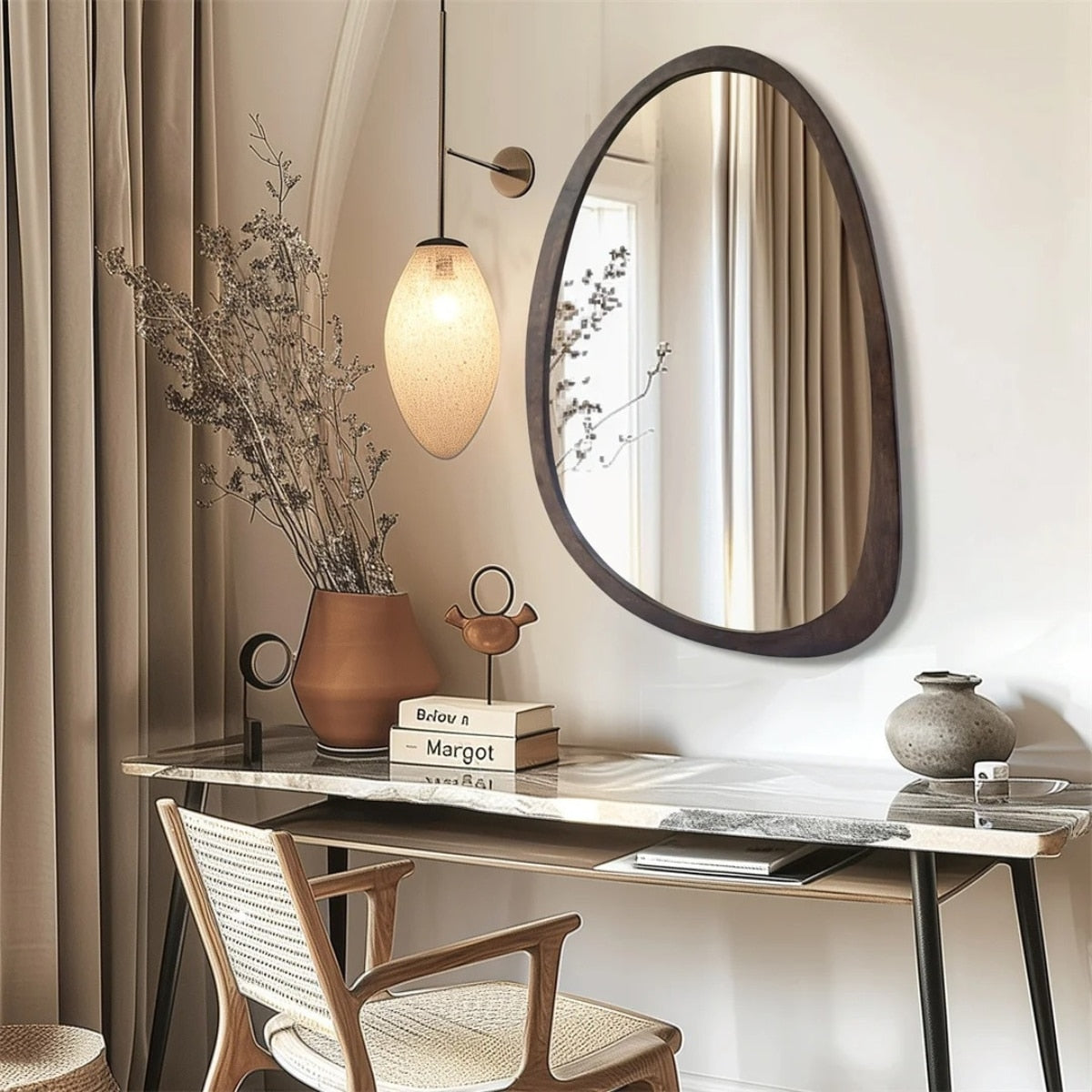 Takumi Round Strap Mirror