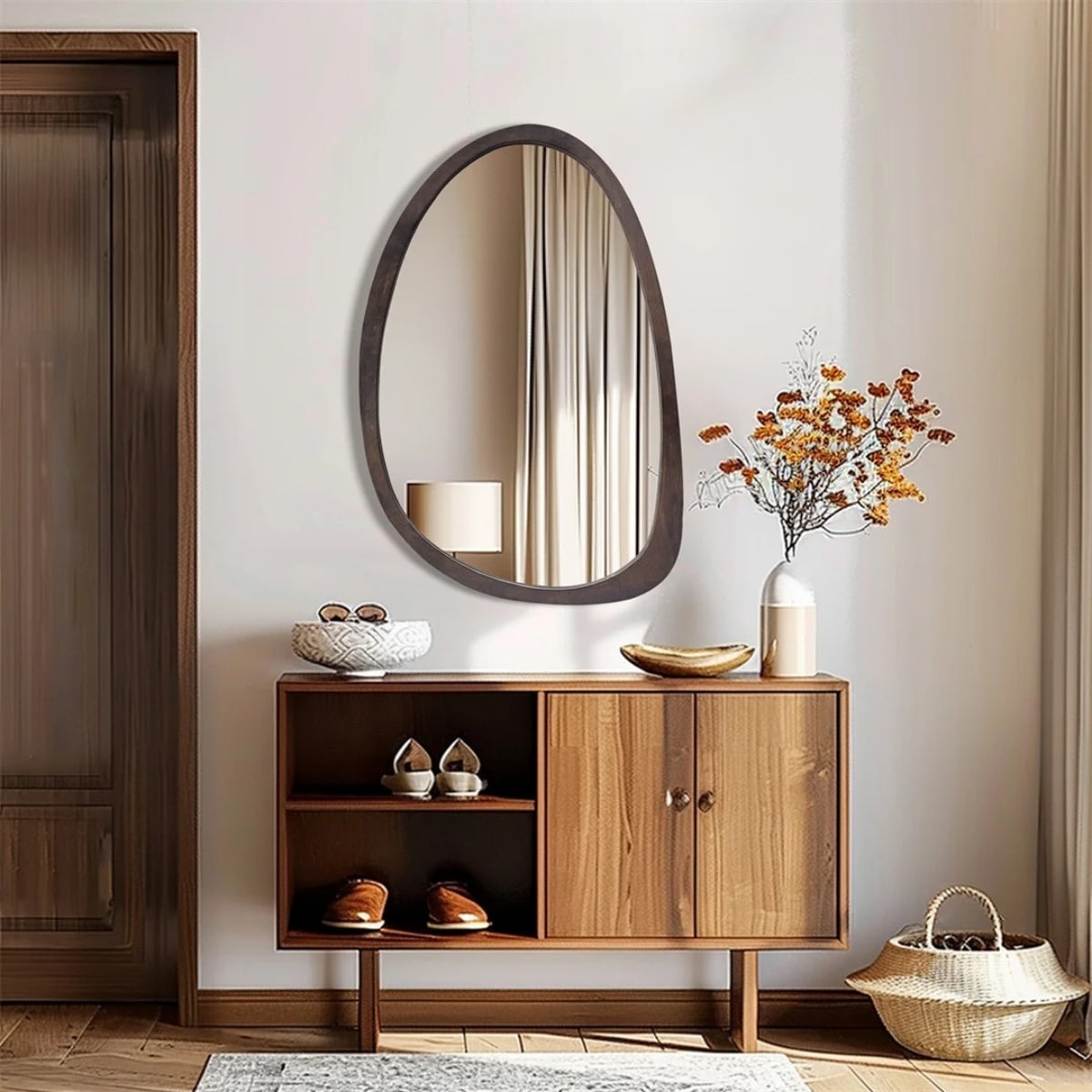 Takumi Round Strap Mirror