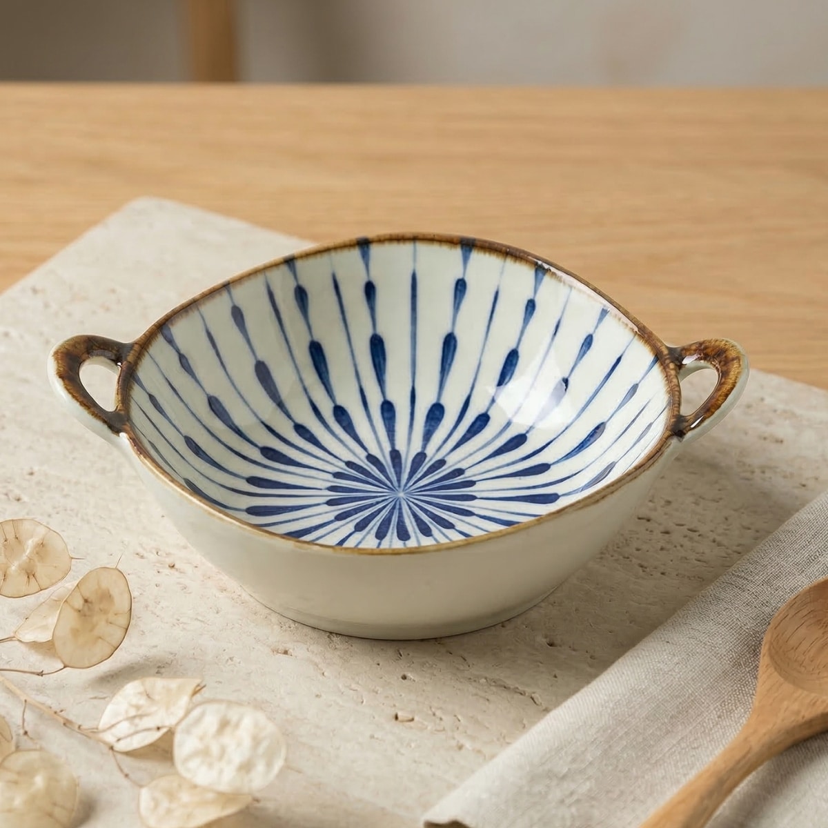Souta Blue & White Bowl