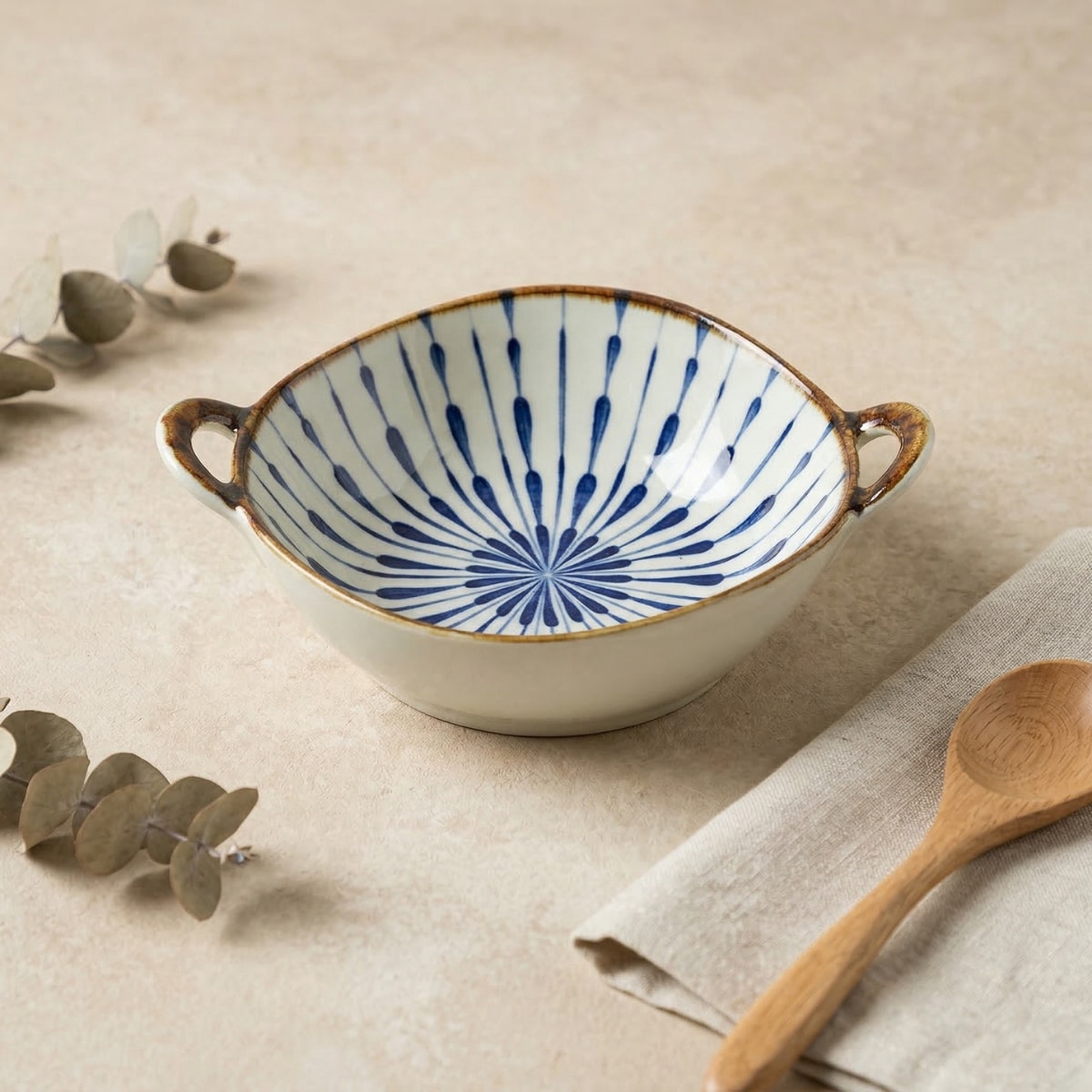 Souta Blue & White Bowl