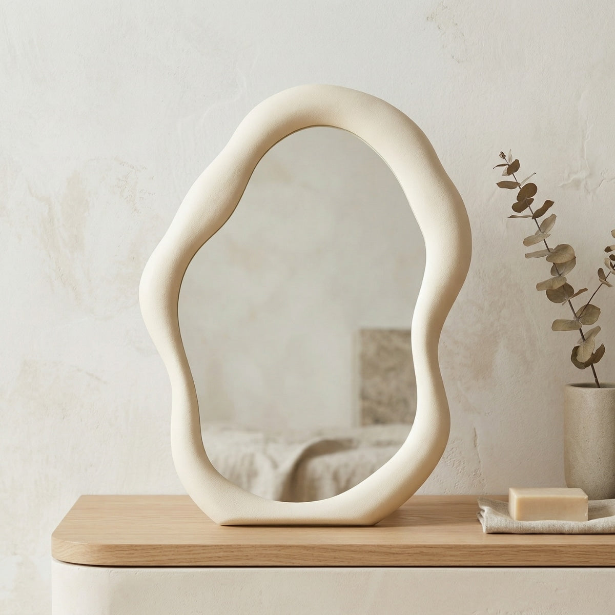 Riku Freestanding Organic Mirror