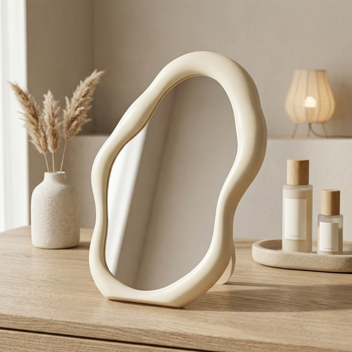 Riku Freestanding Organic Mirror