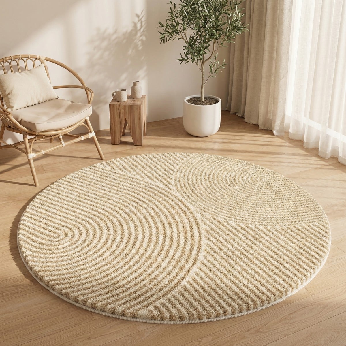 Ren Garden Motif Rug