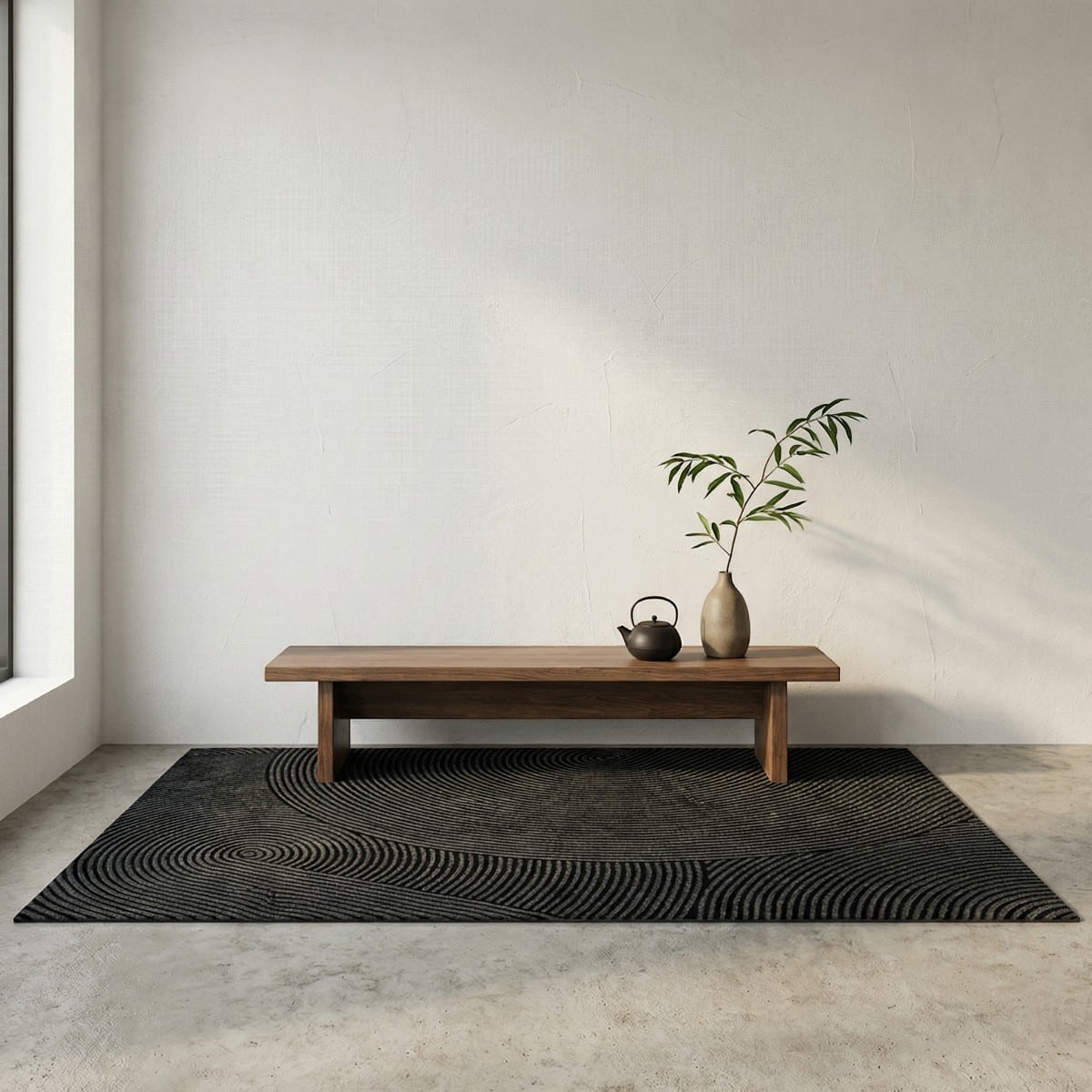Ren Circular Relief Rug