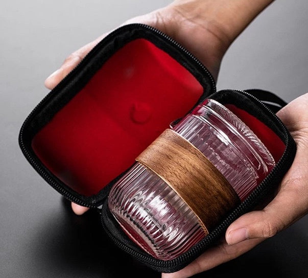 Renji Portable Glass Tea Set