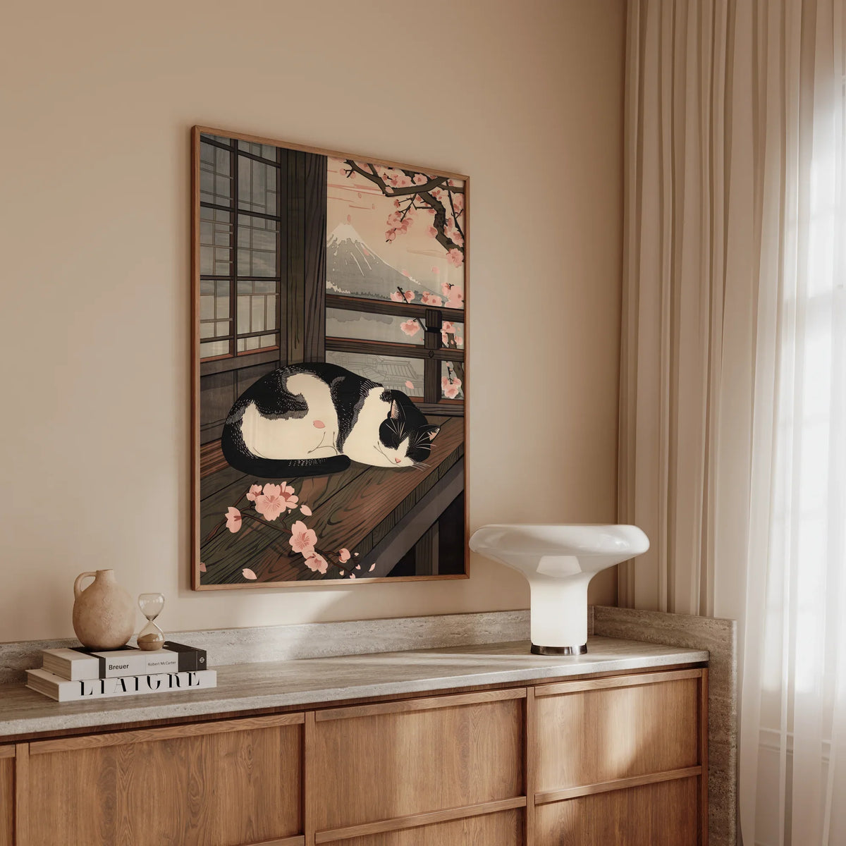 Haru Neko Canvas Art