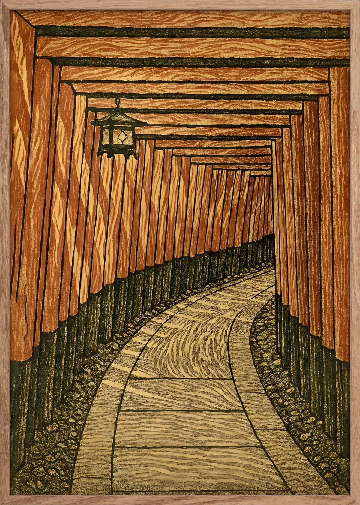 Akane Fushimi Torii Art Print