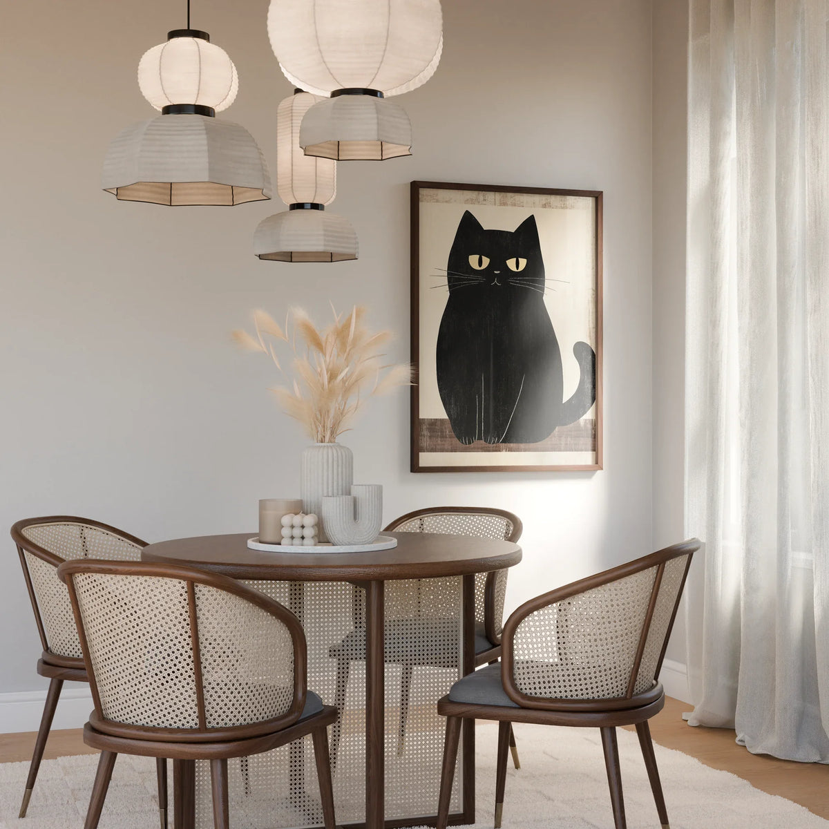 Yoru Neko Art Print