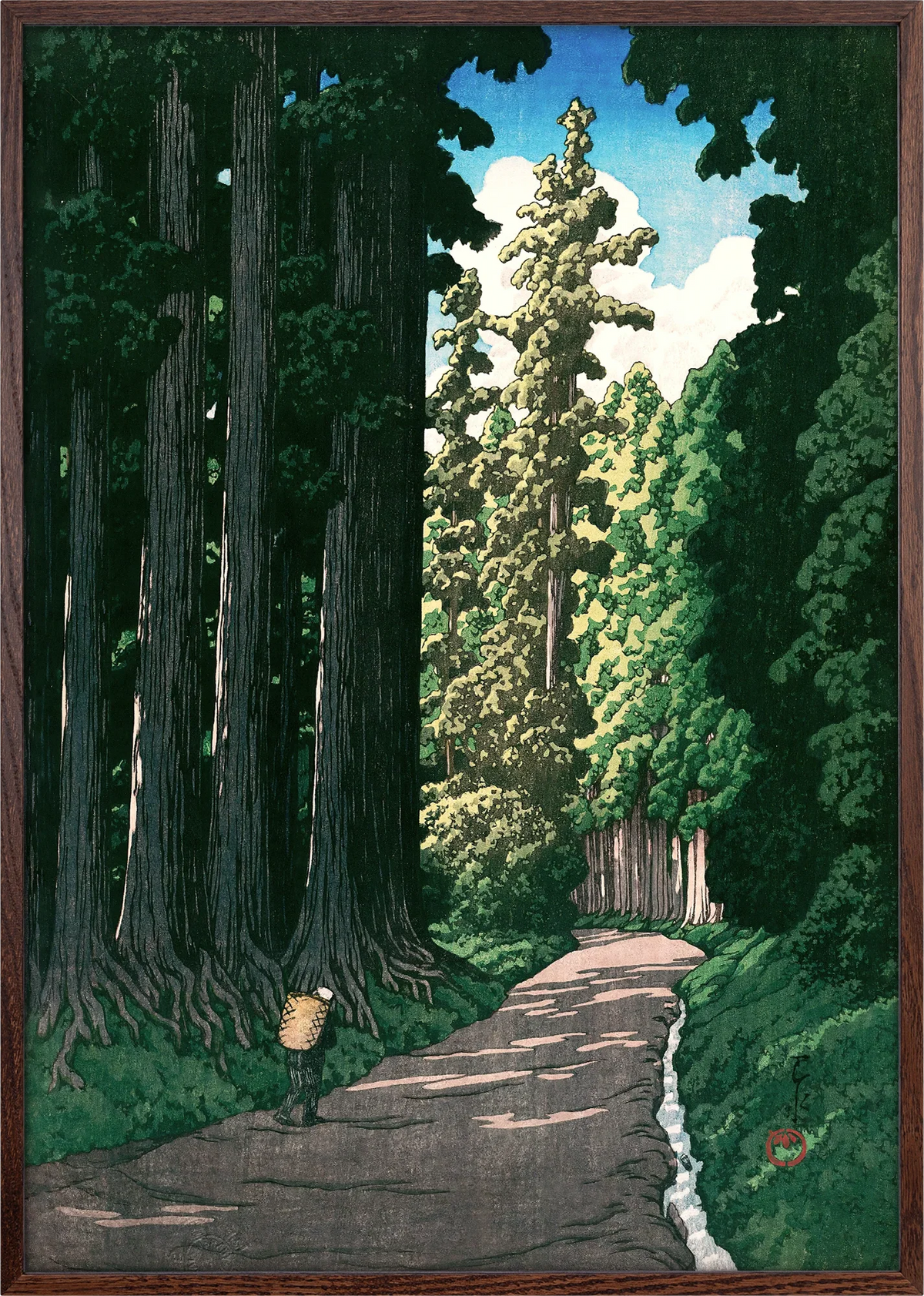 Nikko Cedar Path Art Print