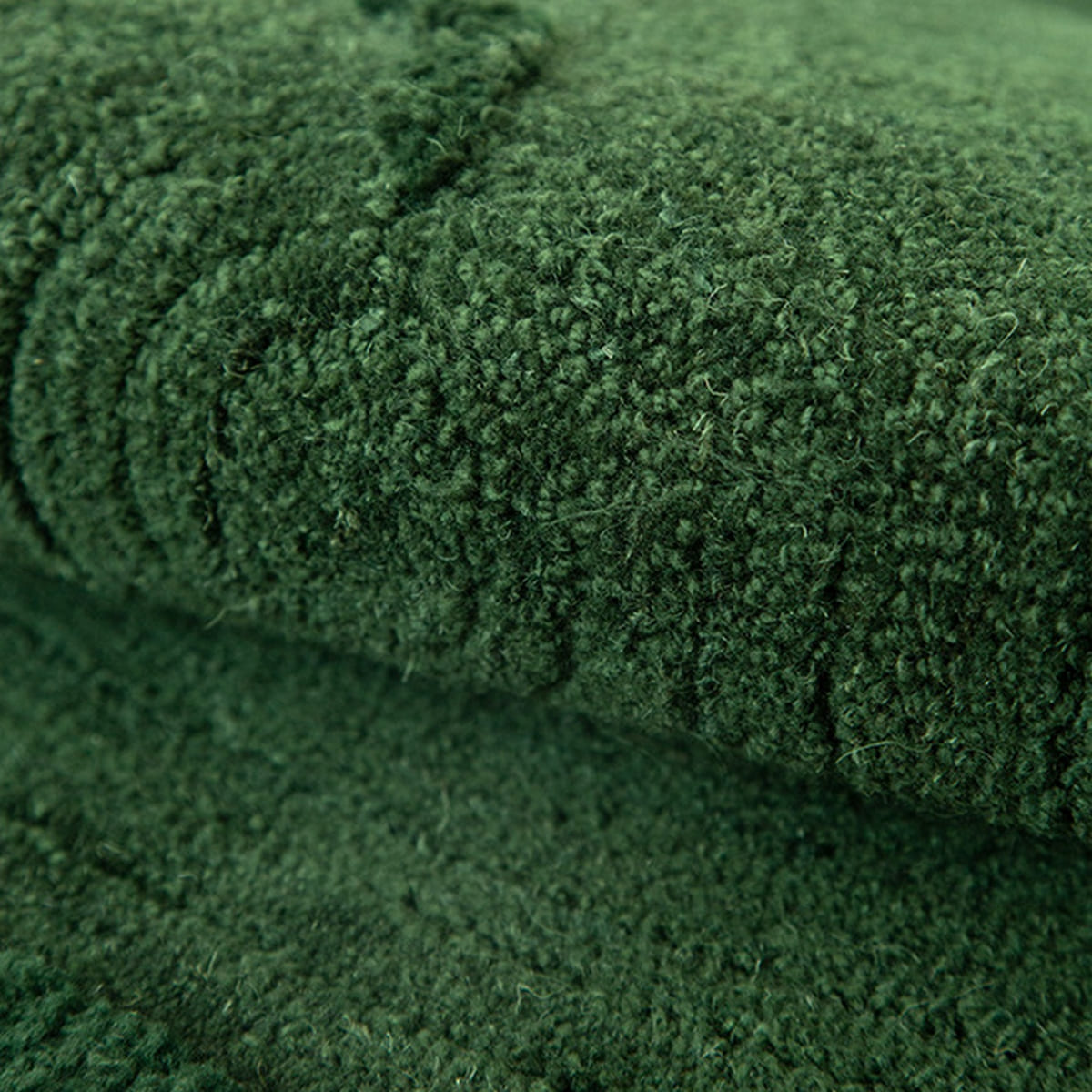 Raku Round Green Rug