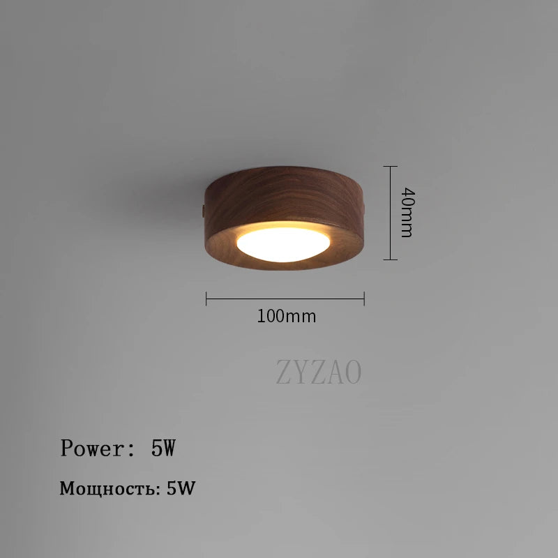 Walnix Wood Ceiling Light