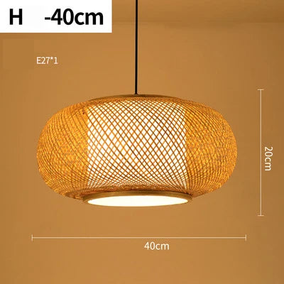 Ravena Rattan Chandelier