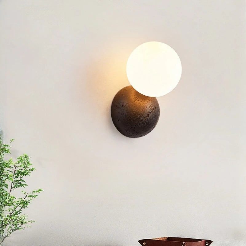 Sora Travertine Wall Lamp