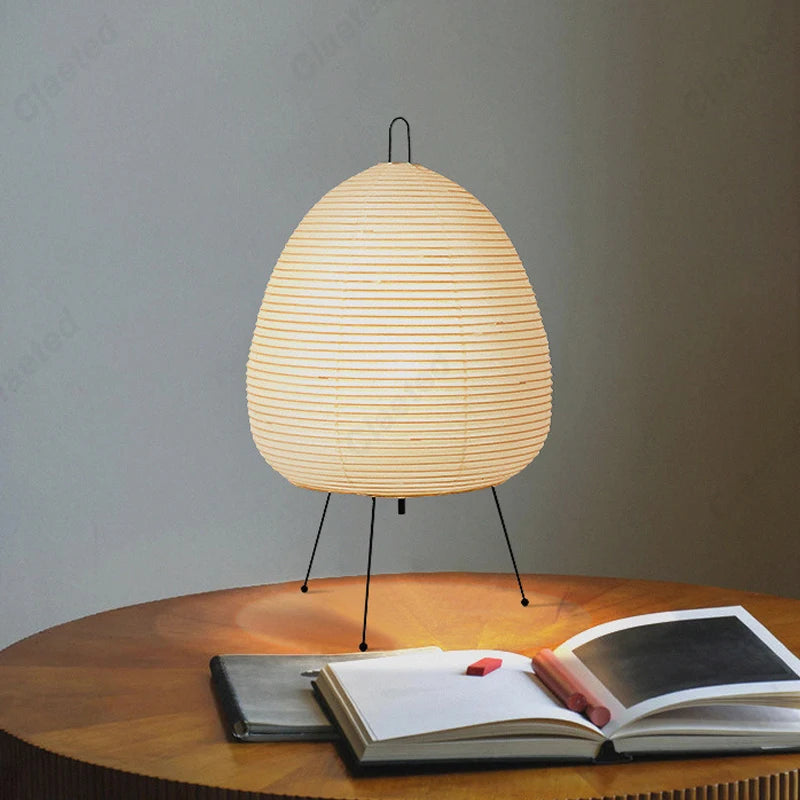 Hoshin Japanese Design Paper Table Lamp