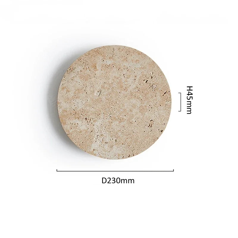 Suna Yellow Cave Stone LED Wall Sconce