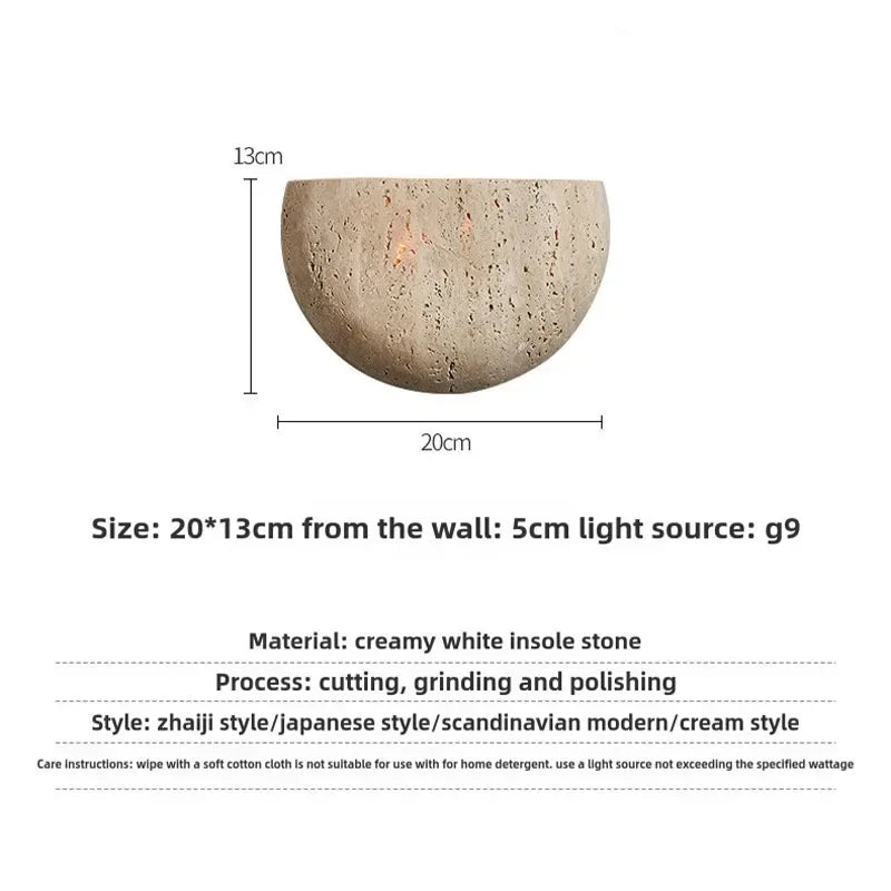 Sorela Stone Wall Lamp