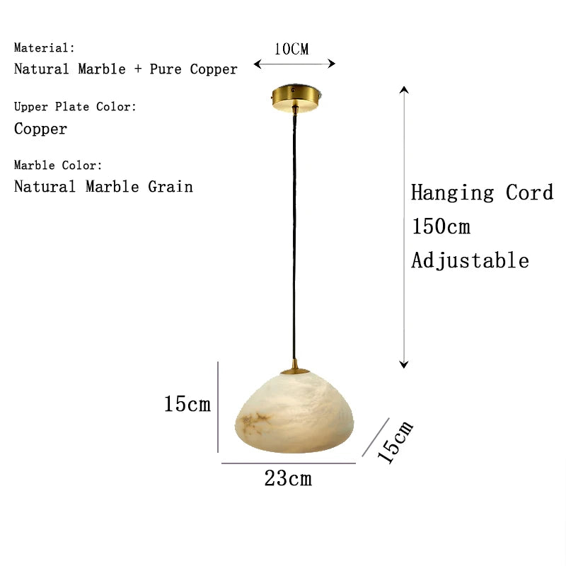 Kōrin Marble Chandelier