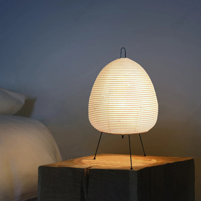 Hoshin Japanese Design Paper Table Lamp