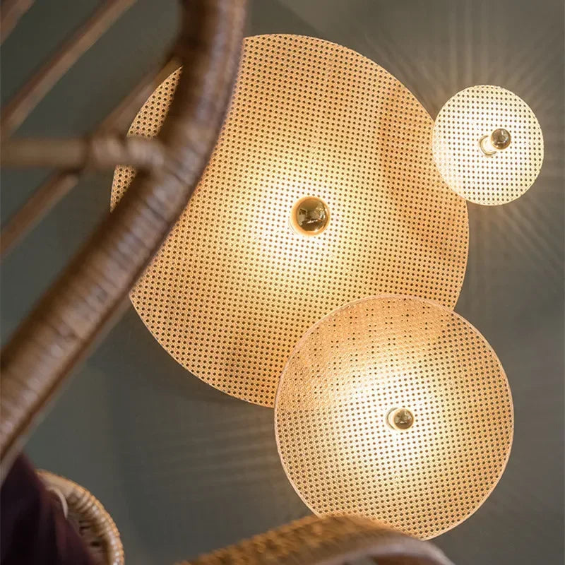 Kumo Rattan Wall Lamp