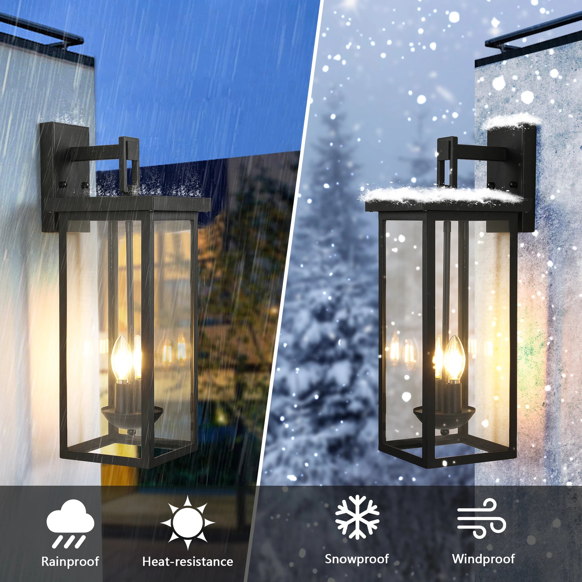 Noctra Lantern Wall Light