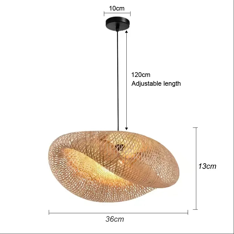 Braida Rattan Pendant Light