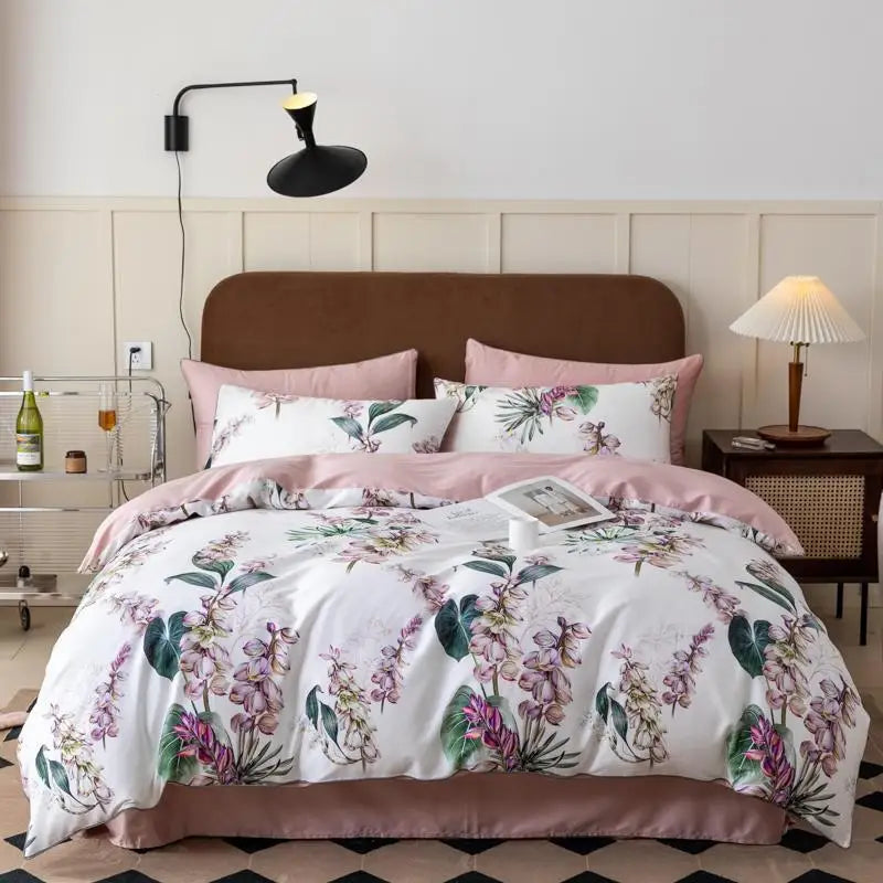 Mingay Tropical Leaves Bedding Set