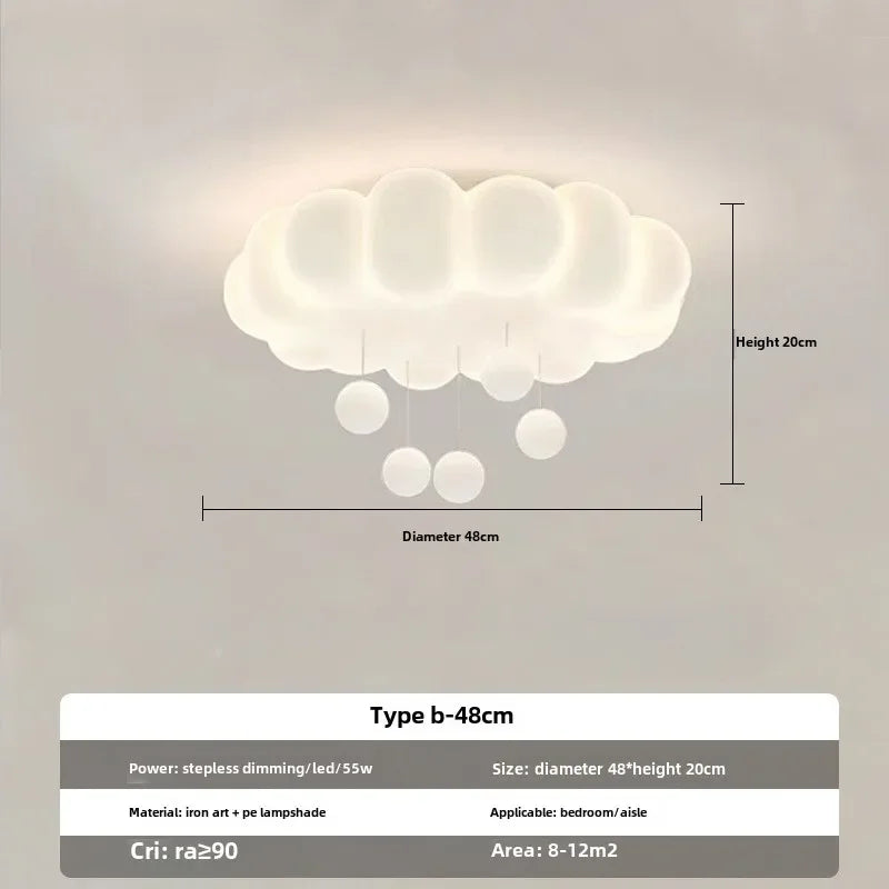Hikari Cream Cloud Ceiling Lamp