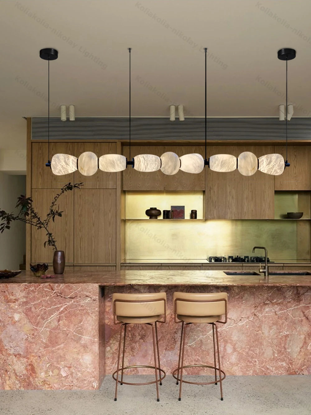 Kagekuro Marble Pendant Chandelier