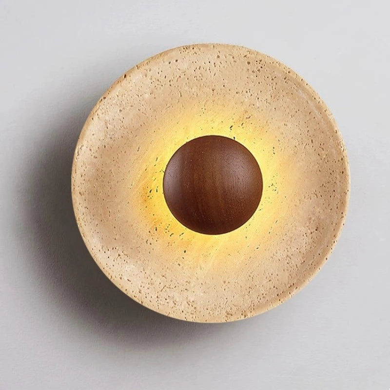 Sora Travertine Wall Lamp