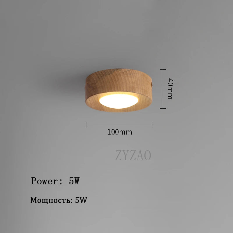Walnix Wood Ceiling Light