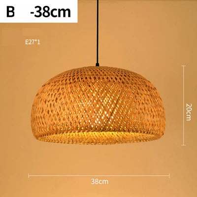 Ravena Rattan Chandelier