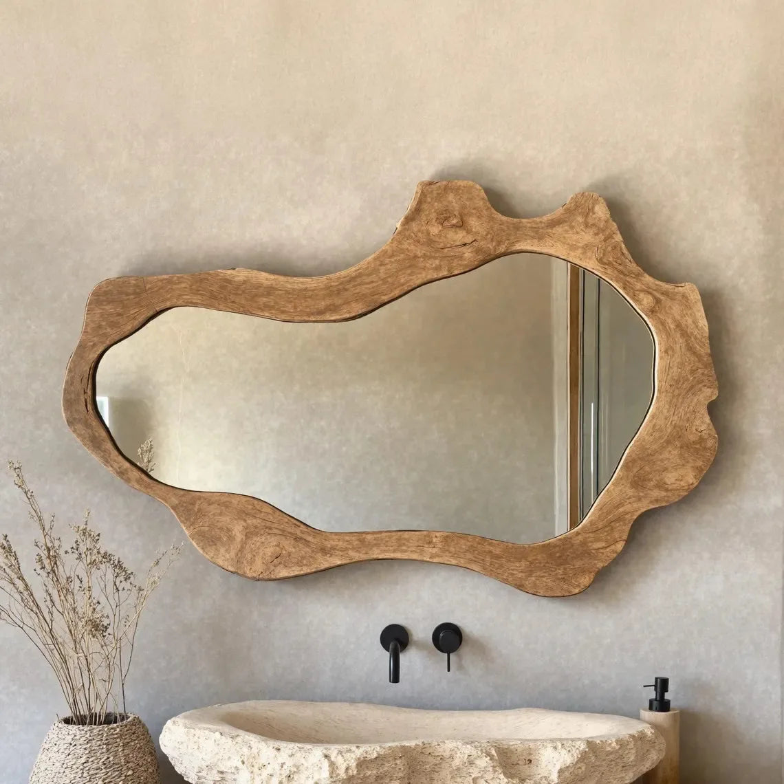 Kurokawa Rustic Mirror